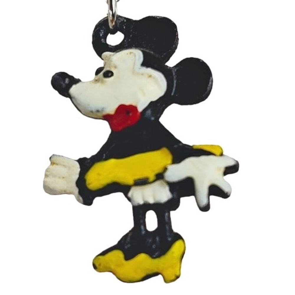 Walt Disney Productions Minnie Mouse Necklace Vintage 1930s